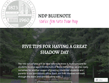 Tablet Screenshot of ndpbluenote.com